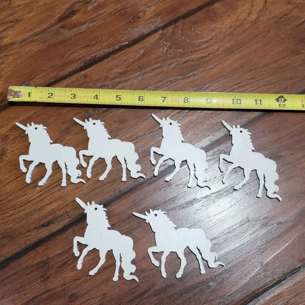 Unicorn wood cutouts - Picture 5 of 6